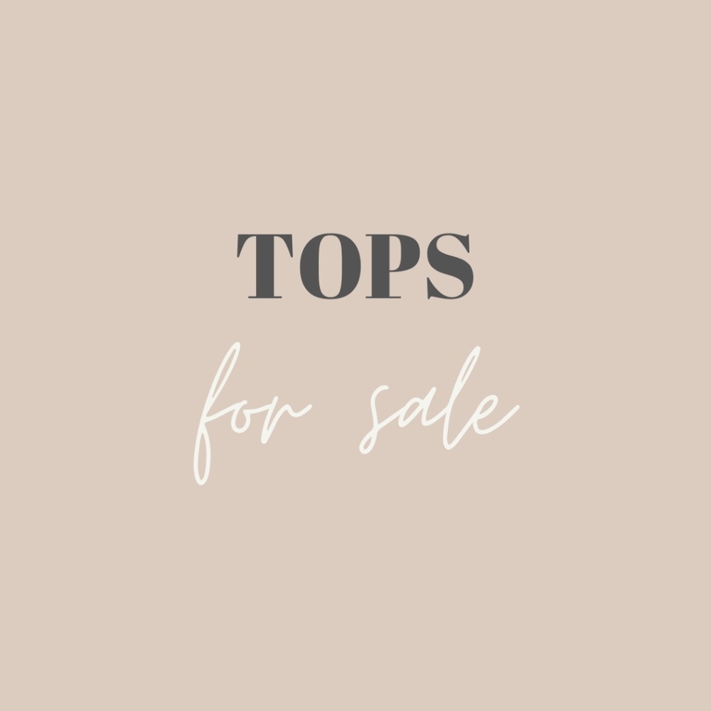 TOPS FOR SALE - Picture 1 of 1
